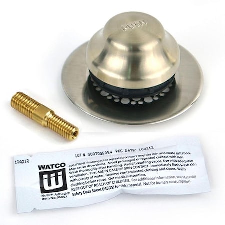 Watco UnivNuFit-FA-Silicone and Combo Pin, Brushed Nickel 48750-FA-BN-G-47
